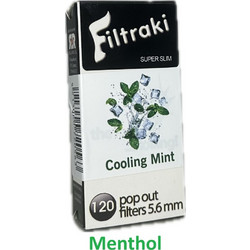 ΦΙΛΤΡΑ FILTRAKI COOLING MINT SUPER SLIM 5,6mm 120ΤΕΜ