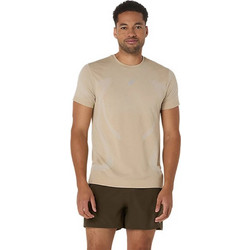 ASICS Road Seamless Ανδρικό Αθλητικό T-Shirt Εκρού 2011D355-100