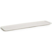 Πιατέλα Σερβιρίσματος Les Essences CO00007673 48x12x1,3cm White Comas Πορσελάνη