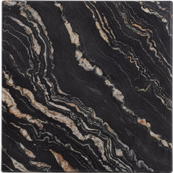 ΕΠΙΦΑΝΕΙΑ ΤΡΑΠΕΖΙΟΥ WERZALIT 70Χ70Χ3.5εκ.BLACK GOLD MARBLE HM5230.15