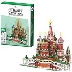 Puzzle Next Charmland Καθεδρικός Ναός Αγ. Βασιλείου 3D 67 Κομμάτια