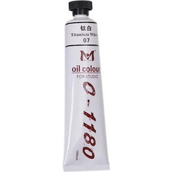 Χρώμα λαδιού 07 Titanium White 180ml