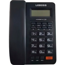 Leboss L-26 Ενσύρματο Τηλέφωνο με Ανοιχτή Ακρόαση Μαύρο