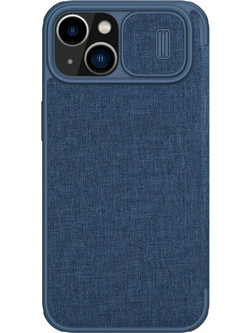 Nillkin Qin Cloth Pro Book Blue (iPhone 14 Plus)