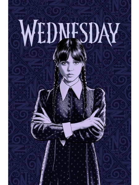 Κουβέρτα Fleece Wednesday - 100 x 150 cm - Μωβ - Borea
