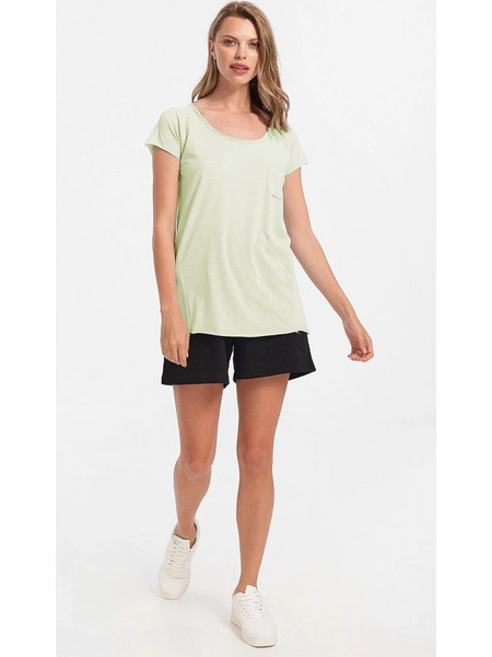 JHK T-Shirt Capri Φλάμα ΛΑΧΑΝΙ - Λαχανί