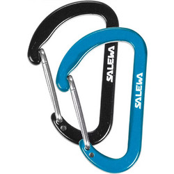 SALEWA - FLAT WIREGATE CARABINER (2 PCS)