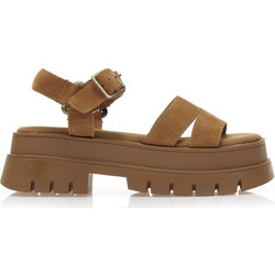 Flatforms κάμελ σουέτ