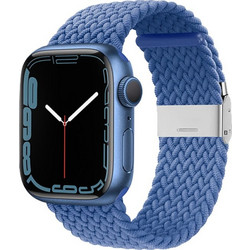 Crong Wave Λουράκι Υφασμάτινο Blue (Apple Watch 38 / 40 / 41mm)