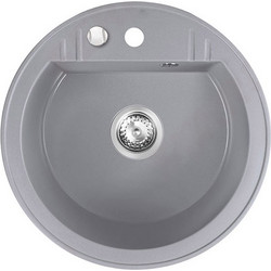 FERRO DRGM1/51GA O Νεροχύτης Στρογγυλός Inox 51cm