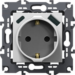 Acaelec Prime Πρίζα Σούκο Ασφαλείας & 2 USB (Type A+C) Λευκή (1000116401)