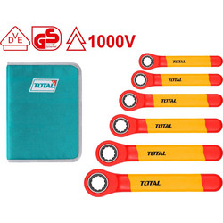 TOTAL (THKISPA0603) ΣΕΤ ΠΟΛΥΓΩΝΑ ΙΣΙΑ ΚΑΣΤΑΝΙΑΣ 1000V VDE 6TΕΜ (THKISPA0603)