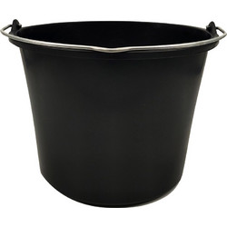 BORMANN BHT7970 (054122) ΚΟΥΒΑΣ ΠΛΑΣΤΙΚΟΣ 12LT ΜΕ ΔΟΣΟΜΕΤΡΗΤΗ ΜΕΤΑΛΛΙΚΟ ΧΕΡΟΥΛΙ ΜΑΥΡΟΣ