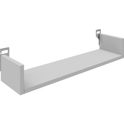 Ραφιέρα τοίχου Derva pakoworld σε λευκή απόχρωση 60x15x10cm
