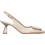Hispanitas Γόβες Slingback Δερμάτινες με Λεπτό Ψηλό Τακούνι Μπεζ HV253910