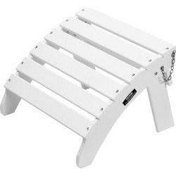 VEVOR Λευκό Πτυσσόμενο Υποπόδιο HDPE Adirondack KZDADLDKTTQPZ41H0V0
