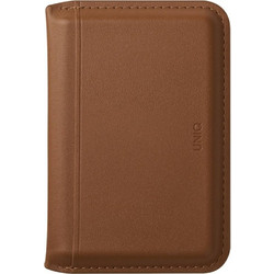 Uniq Lyden DS Magnetic Wallet Phone Stand Brown