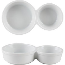 Μπωλ πορσελάνης για dip δίχωρο 18cm Σειρά CALM LUKANDA - Σετ 6 c496841
