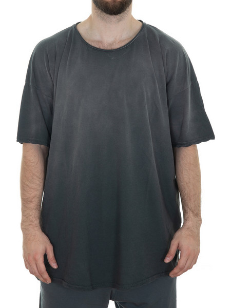 CROSSLEY M OVER ROUND NECK T-SHIRT - PAREDSPZ-1970 GREY