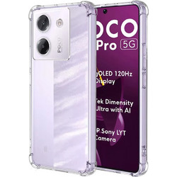 Techsuit Shockproof Clear Silicone Poco M7 Pro 5G Θήκη Σιλικόνης Διάφανη