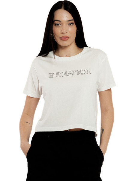 BENATION W S/S Crop Top (05112503-2A) ΜΠΛΟΥΖΑ