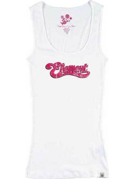ELEMENT TOP CHEERS SINGLET WHITE