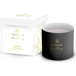 Fleriana Aromatherapy Euphoria Natural Candle, Φυσικό Κερί Χώρου για Ευφορία & Αναζωογόνηση 235ml