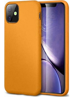 Θήκη Rubber Ενισχυμένης Σιλικόνης για iPhone 11 Πορτοκαλί