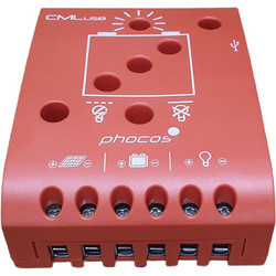 Ρυθμιστής φόρτισης φωτοβολταϊκών PHOCOS CML-USB-05 PWM 12V 5A
