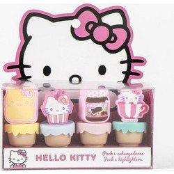 Υπογραμμιστής HELLO KITTY - Pack of 4 mini Highlighters food