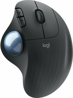 Logitech Ergo M575 for Business Ασύρματο Bluetooth Ποντίκι Εργονομικό με TrackBall Graphite