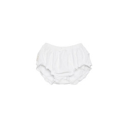 Ysabel Mora Βρεφικό Slip Κορίτσι Bloomer Panty, Χρώμα Λευκό