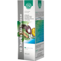 ESI 10 Herbs Lactulose Πεπτικό Βοήθημα 180ml
