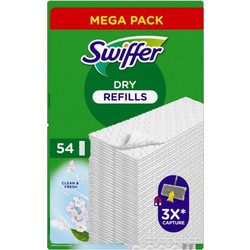 Swiffer Ανταλλακτικά Στεγνά Πανάκια για Πάτωμα 54τμχ
