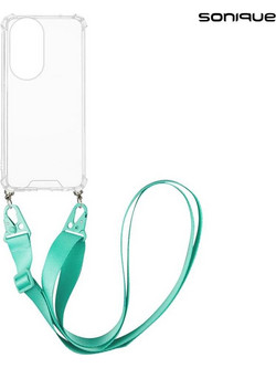 Sonique Armor Clear Θήκη Σιλικόνης με Strap (Honor 200 Pro 5G) Γαλάζιο