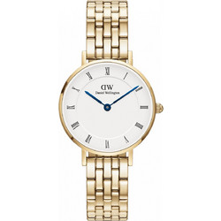 Daniel Wellington Petite Γυναικείο Ρολόι με Χρυσό Μεταλλικό Μπρασελέ DW00100682