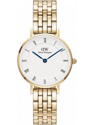 Daniel Wellington Petite Γυναικείο Ρολόι με Χρυσό Μεταλλικό Μπρασελέ DW00100682