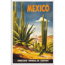Αφίσα Mexico turism dirrecion - Typographic , 30X40