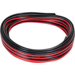 Καλώδιο ηχείων Aigostar 2X0,75mm 5m - Μαύρο/Κόκκινο 70350