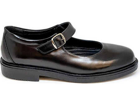 Bigshoes KL10105-01 Δερμάτινη Μπαλαρίνα Μαύρη