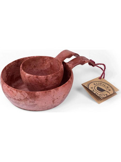 Kupilka Set - Μπωλ 550ml & Κούπα 210ml για Outdoor Χρήση, Χρώμα: Κόκκινο (Cranberry)