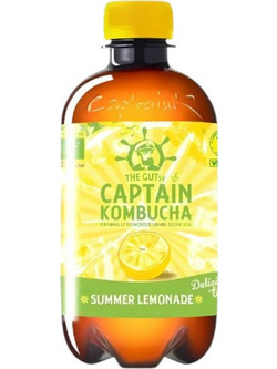 Kombucha με Γεύση Λεμόνι ΒΙΟ - The Gutsy Captain - 400ml