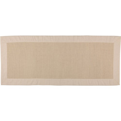 Σουπλά Zefiro μπεζ με ribbed σχέδιο 120 x 50 cm Coincasa - 000495945 Μπεζ