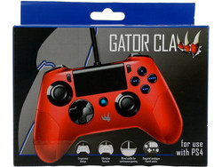 Playstation 4 - Gator Claw Wired Controller (Red) (ORB) - PlayStation 3