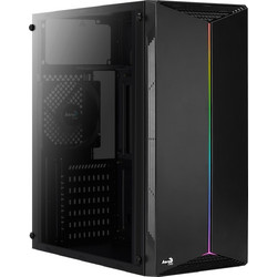 Aerocool Split Gaming Midi Tower Κουτί Υπολογιστή RGB με Πλαϊνό Παράθυρο