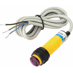 Optical Proximity Sensor, 10cm, 3-Conductor PNP Closer, DC 6-36 V