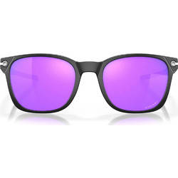 Oakley OO9018 03 Ανδρικά Γυαλιά Ηλίου Τετράγωνα Κοκάλινα Μαύρα με Μώβ Καθρέπτη Φακό