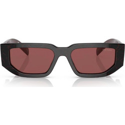 Prada 09ZS 11F08S Ανδρικά Γυαλιά Ηλίου Τετράγωνα Κοκάλινα Ροζ με Καφέ Polarized Φακό