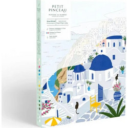 Petit Pinceau Σετ Ζωγραφικής με Αριθμούς Santorini