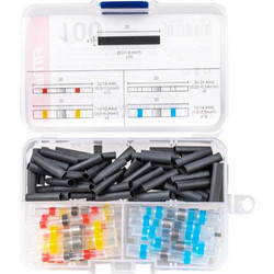 Θερμοσυστελλομενοι Σωληνεσ/Μονωτικα Καλωδιων Με Συνδεσμους Σε Διαφορα Μεγεθη Kit Αmio - 100 Tem
